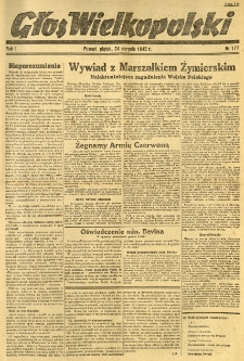 Głos Wielkopolski. 1945.08.24 R.1 nr177