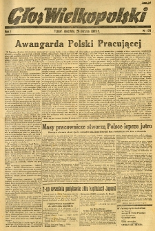 Głos Wielkopolski. 1945.08.26 R.1 nr179
