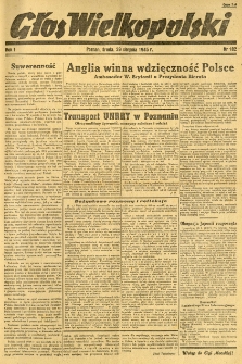 Głos Wielkopolski. 1945.08.29 R.1 nr182