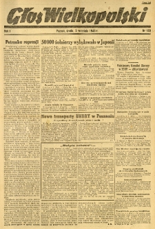 Głos Wielkopolski. 1945.09.05 R.1 nr189