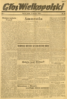 Głos Wielkopolski. 1945.09.12 R.1 nr196