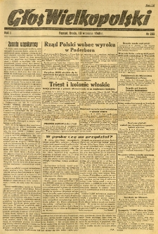 Głos Wielkopolski. 1945.09.19 R.1 nr203