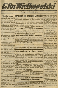 Głos Wielkopolski. 1945.09.22 R.1 nr206