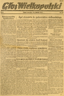 Głos Wielkopolski. 1945.09.30 R.1 nr214