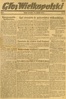 Głos Wielkopolski. 1945.09.30 R.1 nr214
