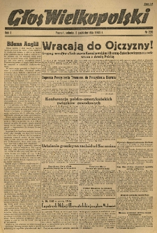 Głos Wielkopolski. 1945.10.06 R.1 nr220