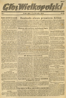 Głos Wielkopolski. 1945.10.12 R.1 nr226