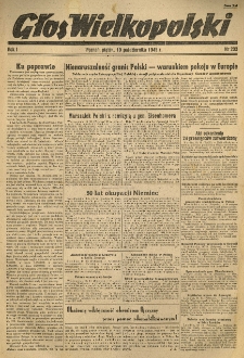 Głos Wielkopolski. 1945.10.19 R.1 nr233