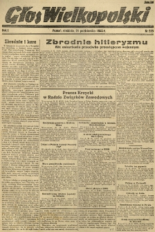 Głos Wielkopolski. 1945.10.21 R.1 nr235