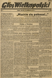 Głos Wielkopolski. 1945.10.25 R.1 nr239