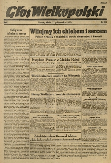 Głos Wielkopolski. 1945.10.27 R.1 nr241