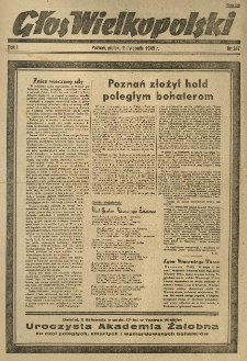 Głos Wielkopolski. 1945.11.02 R.1 nr247