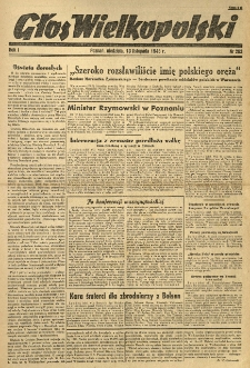 Głos Wielkopolski. 1945.11.18 R.1 nr263