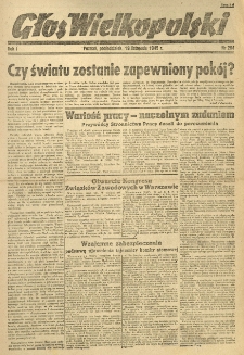 Głos Wielkopolski. 1945.11.19 R.1 nr264