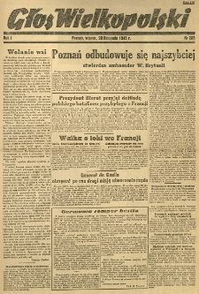 Głos Wielkopolski. 1945.11.20 R.1 nr265