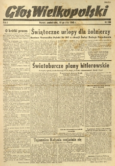 Głos Wielkopolski. 1945.12.10 R.1 nr285