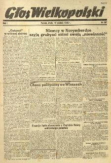 Głos Wielkopolski. 1945.12.12 R.1 nr287