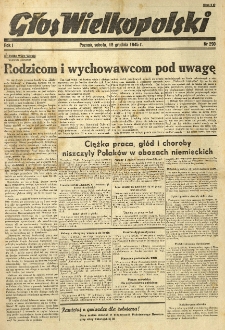 Głos Wielkopolski. 1945.12.15 R.1 nr290