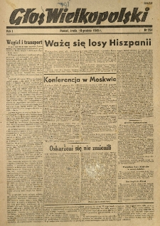 Głos Wielkopolski. 1945.12.19 R.1 nr294