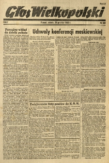 Głos Wielkopolski. 1945.12.29 R.1 nr302