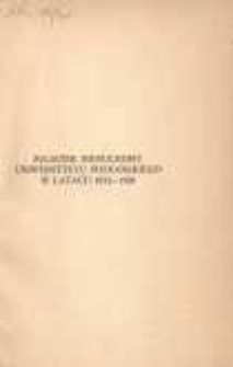 Majątek nieruchomy Uniwersytetu Poznańskiego w latach 1933-1936