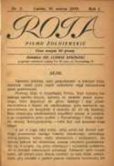 Rota: pismo żołnierskie 1919.03.10 R.1 Nr2