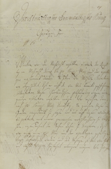 List Charlotty Zofii książnej kurlandzkiej do kr&oacute;la Augusta II