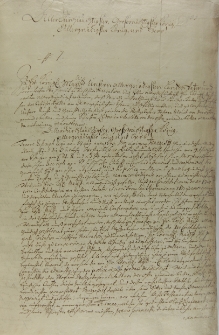 Prośba szlachty kurlandzkiej do kr&oacute;la Augusta II