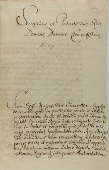 List Ferdynanda księcia Kurlandii do kr&oacute;la Augusta II, 04.01.1713