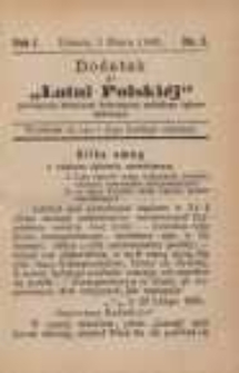 Dodatek do "Lutni Polskiej" poświęcony kwestyom dotyczącym polskiego śpiewu ludowego 1885.03.01 R.1 Nr5