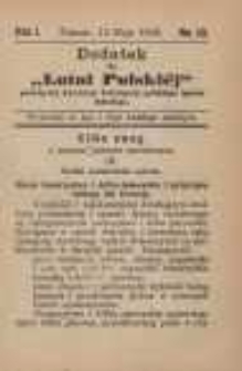 Dodatek do "Lutni Polskiej" poświęcony kwestyom dotyczącym polskiego śpiewu ludowego 1885.05.15 R.1 Nr10