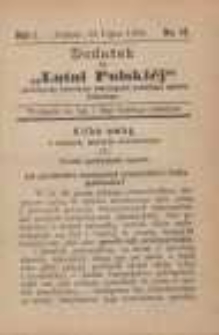 Dodatek do "Lutni Polskiej" poświęcony kwestyom dotyczącym polskiego śpiewu ludowego 1885.07.15 R.1 Nr14