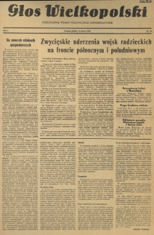 Głos Wielkopolski. 1945.03.16 R.1 nr25
