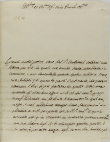 List Girolamo Grimaldiego arcybiskupa Edessy i nuncjusza apostolskiego w Polsce do Jana Sebastiana Szembeka, Warszawa 23.05.1720