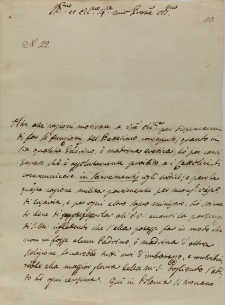 List Girolamo Grimaldiego arcybiskupa Edessy i nuncjusza apostolskiego w Polsce do Jana Sebastiana Szembeka, 17.12.1720
