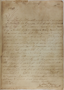 List kardynała S. Clementi do Jana Sebastiana Szembeka, Rzym 22.12.1722