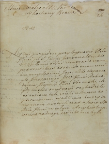 List Jana Lipskiego do Jana Sebastiana Szembeka, Łowicz 16.06.1724