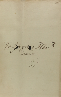 Notacya tych co byli napierwszey konferenciey z J M X. Nuncyuszem