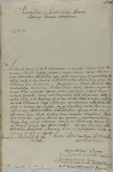 List księży przy kościele św. Stanisława w Rzymie do Jana Stanisława Szembeka, Rzym 14.09.1726