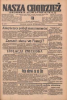 Nasza Chodzież: organ poświęcony obronie interesów narodowych na zachodnich ziemiach Polski 1935.11.28 R.6 Nr275