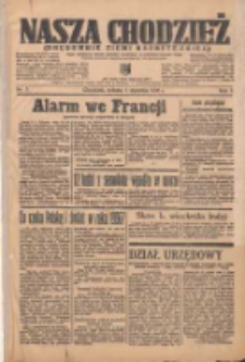 Nasza Chodzież: organ poświęcony obronie interes&oacute;w narodowych na zachodnich ziemiach Polski 1936.01.04 R.7 Nr3