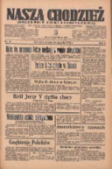 Nasza Chodzież: organ poświęcony obronie interes&oacute;w narodowych na zachodnich ziemiach Polski 1936.01.21 R.7 Nr16