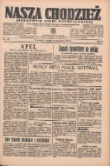 Nasza Chodzież: organ poświęcony obronie interes&oacute;w narodowych na zachodnich ziemiach Polski 1936.04.10 R.7 Nr85
