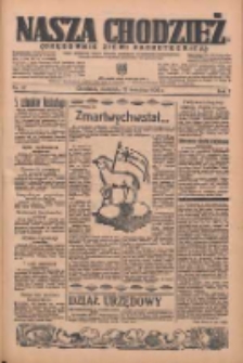 Nasza Chodzież: organ poświęcony obronie interes&oacute;w narodowych na zachodnich ziemiach Polski 1936.04.12 R.7 Nr87