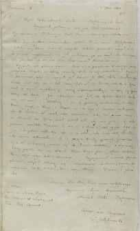 Kopia listu Henryka Firleia z Dąbrowicy do króla Zygmunta III, z Rzymu 01.09.1601