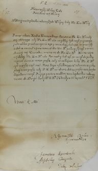 List Stanisława Karnkowskiego arcybiskupa gnieźnieńskiego do króla Zygmunta III, Choroślin 16.09.1601