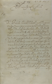 List Bernarda Maciejowskiego biskupa krakowskiego do kr&oacute;la Zygmunta III, Krak&oacute;w 02.04.1602