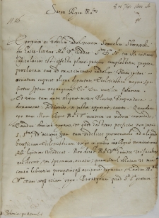 List kardynała Cintiusa Aldobrandiego do króla Zygmunta III, Rzym 14.09.1602