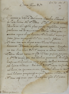List kardynała Cintiusa Aldobrandiego do kr&oacute;la Zygmunta III, Rzym 14.09.1602