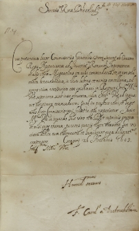 List kardynała Dietrichstaina do króla Zygmunta III, 26.11.1603
